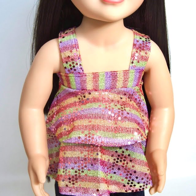 Rainbow sparkle top