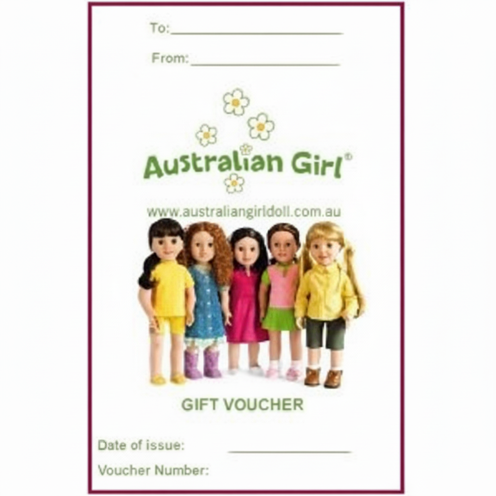 Australian Girl gift card