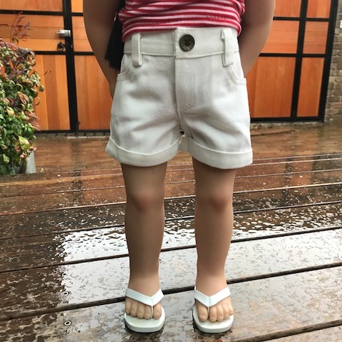 Stylish White Shorts & Pants For Dolls - Australian Girl